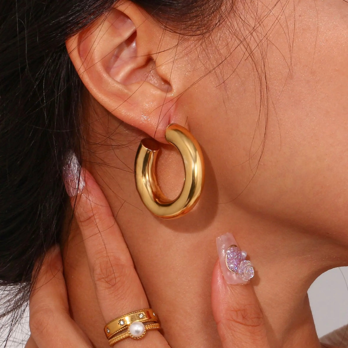 Bold Hoop Earrings
